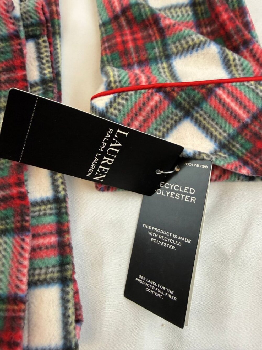 NWT Lauren Ralph Lauren Long Sleeve Notch Collar Long Pant Pajama Set Size Small - Picture 5 of 16